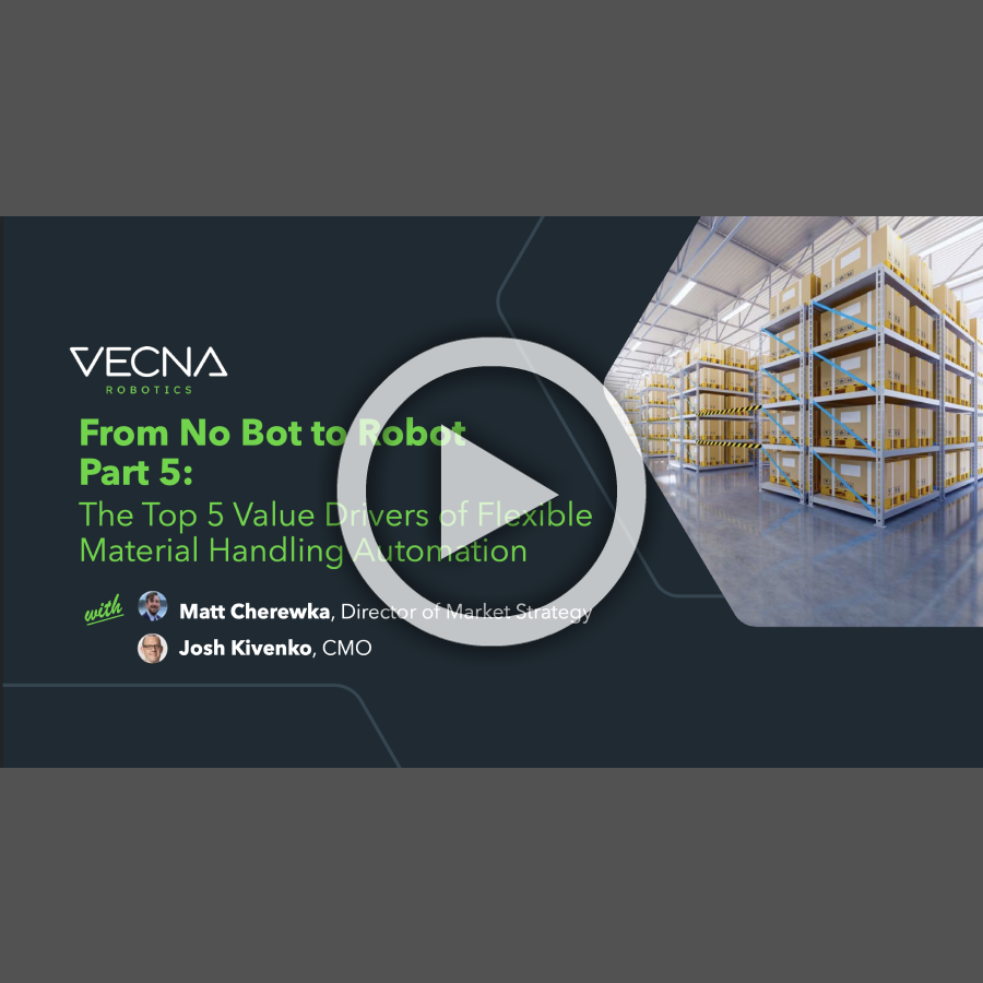 5 Benefits of Material Handling Automation - Webinar Thumbnail